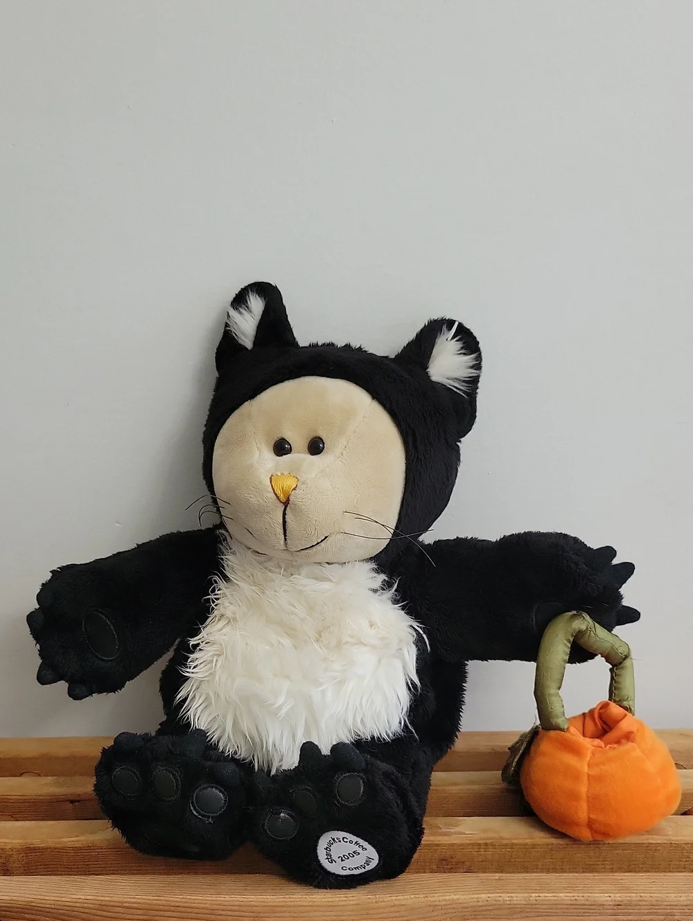 Starbucks 41st Edition In The Bearista Bear Collection 2005 Bear In Cat Costume